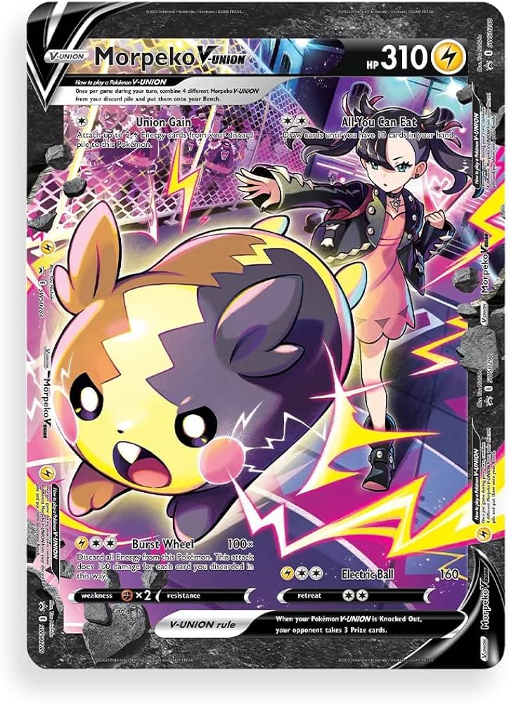 Morpeko V-Union Jumbo Promo Card SWSH289
