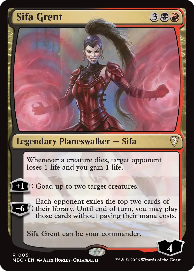 Sifa Grent [Mystery Booster: Commander Edition]