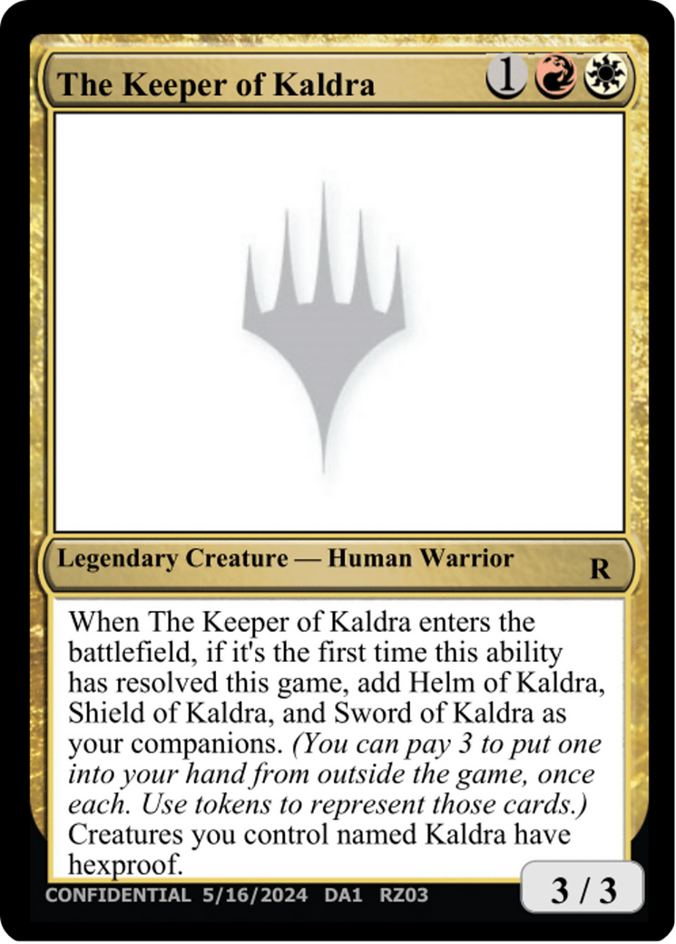 The Keeper of Kaldra [Unknown Event]