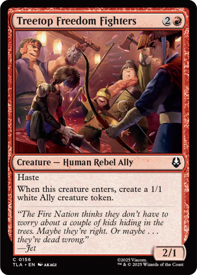 Treetop Freedom Fighters [Avatar: The Last Airbender]