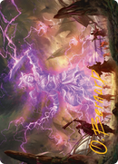 Smile at Death Art Card (4/54) [Tarkir: Dragonstorm Art Series]